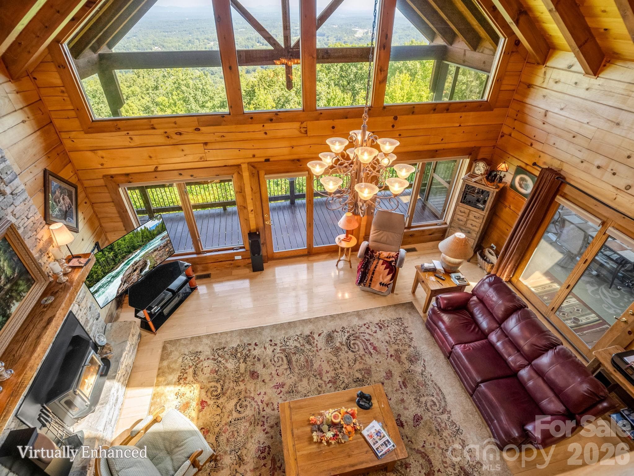 view from loft - 5409 Mineral Springs Mountain Avenue, Valdese