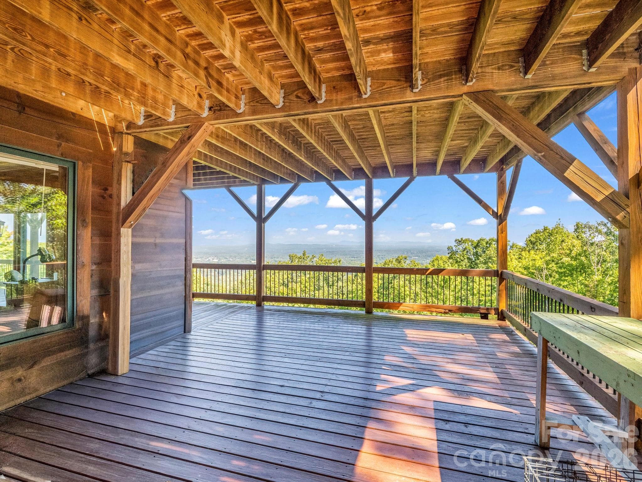 covered deck on lower level - 5409 Mineral Springs Mountain Avenue, Valdese