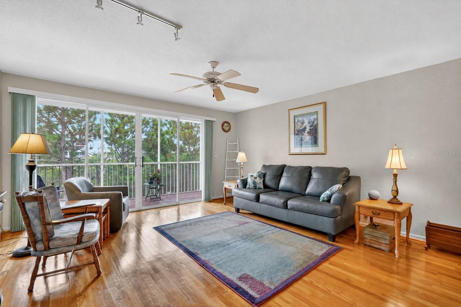 Living area overlooking the screened lanai, greenspace and canal - 14879 SEMINOLE TRL, SEMINOLE