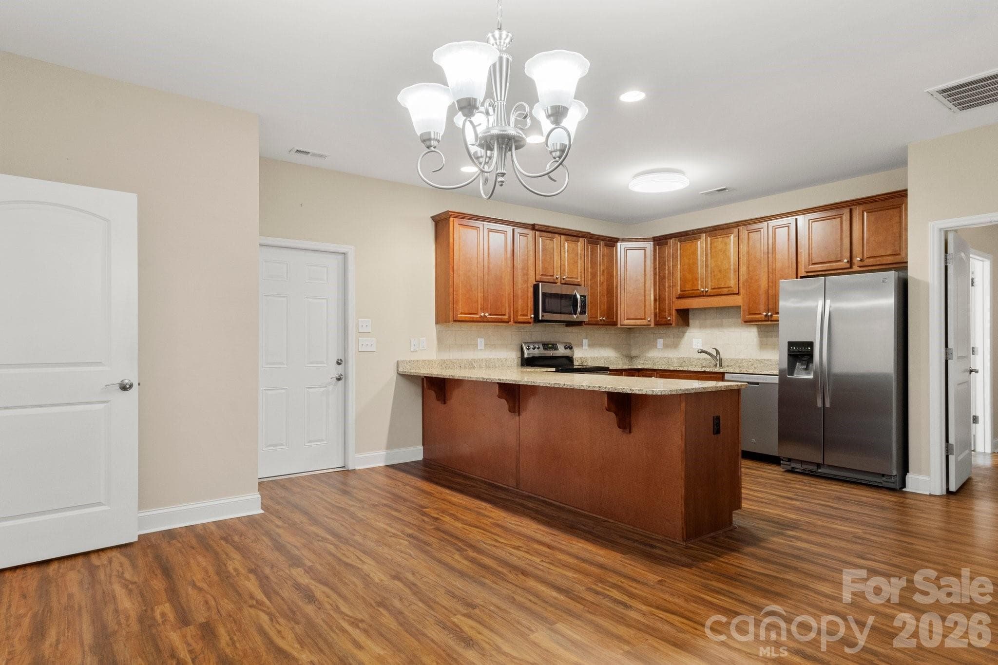 Dining/Kitchen - 207 Crystal Springs Lane, Shelby