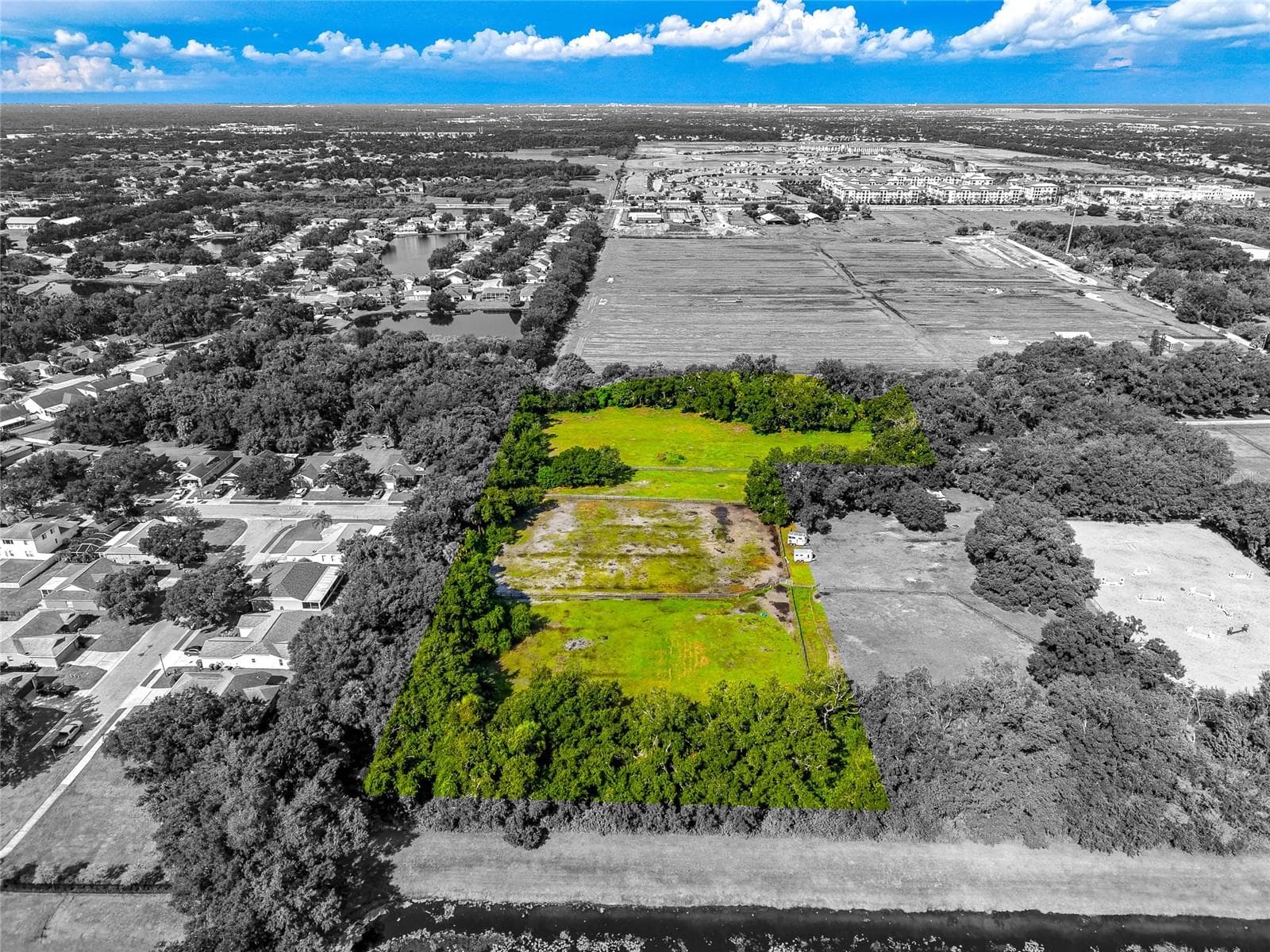Drone view from the East - 2ND AVE NE, BRADENTON