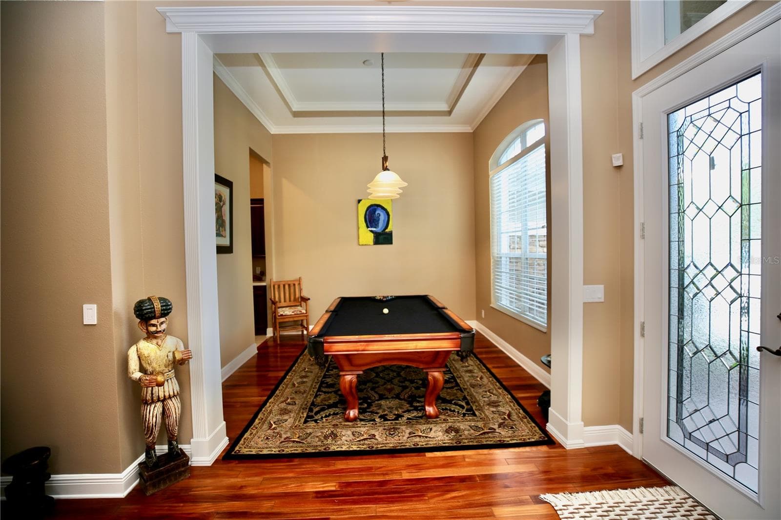 Formal Living Room being used to play Pool - 14824 TUDOR CHASE DR, TAMPA