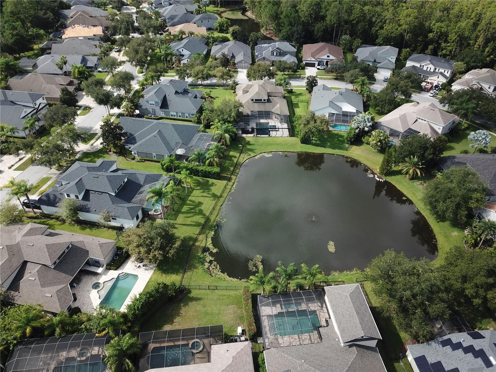 AERIAL VIEW - 14824 TUDOR CHASE DR, TAMPA