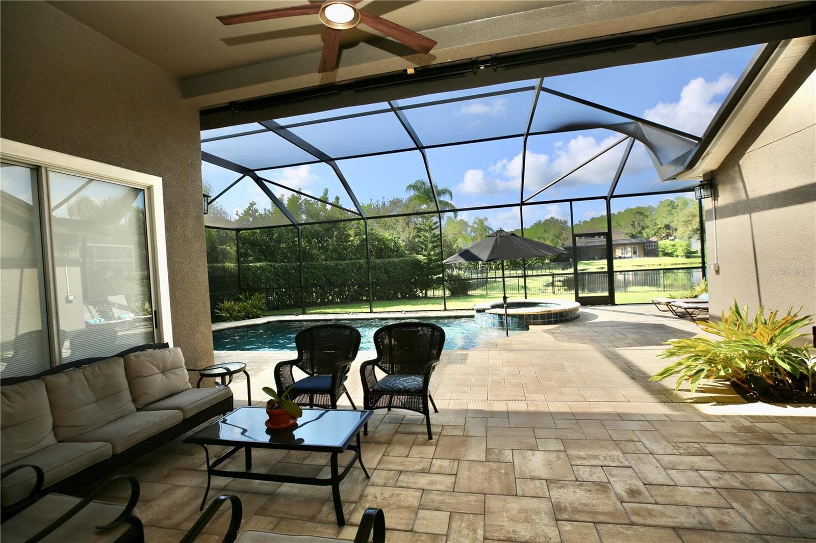 Exterior Lanai Area - 14824 TUDOR CHASE DR, TAMPA
