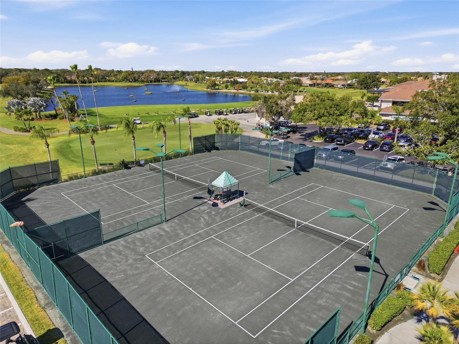 Community tennis courts - 5320 HYLAND HILLS AVE #2222, SARASOTA