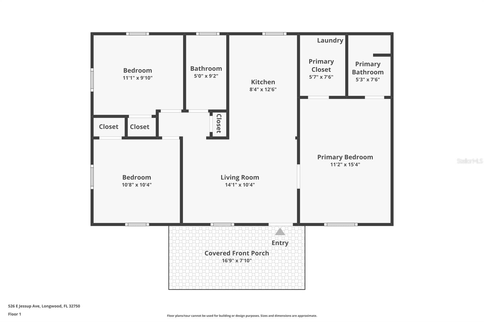 Floor Plan - 526 E JESSUP AVE, LONGWOOD