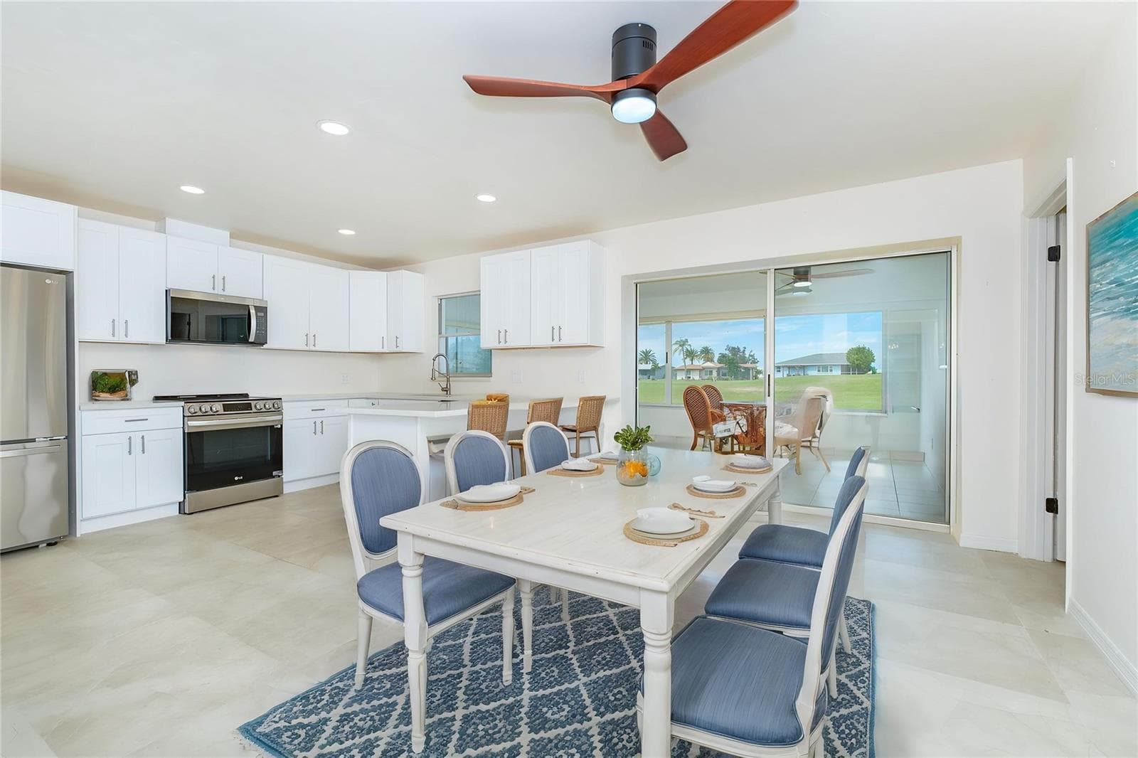 Dining Room/Kitchen - 114 CADDY RD, ROTONDA WEST