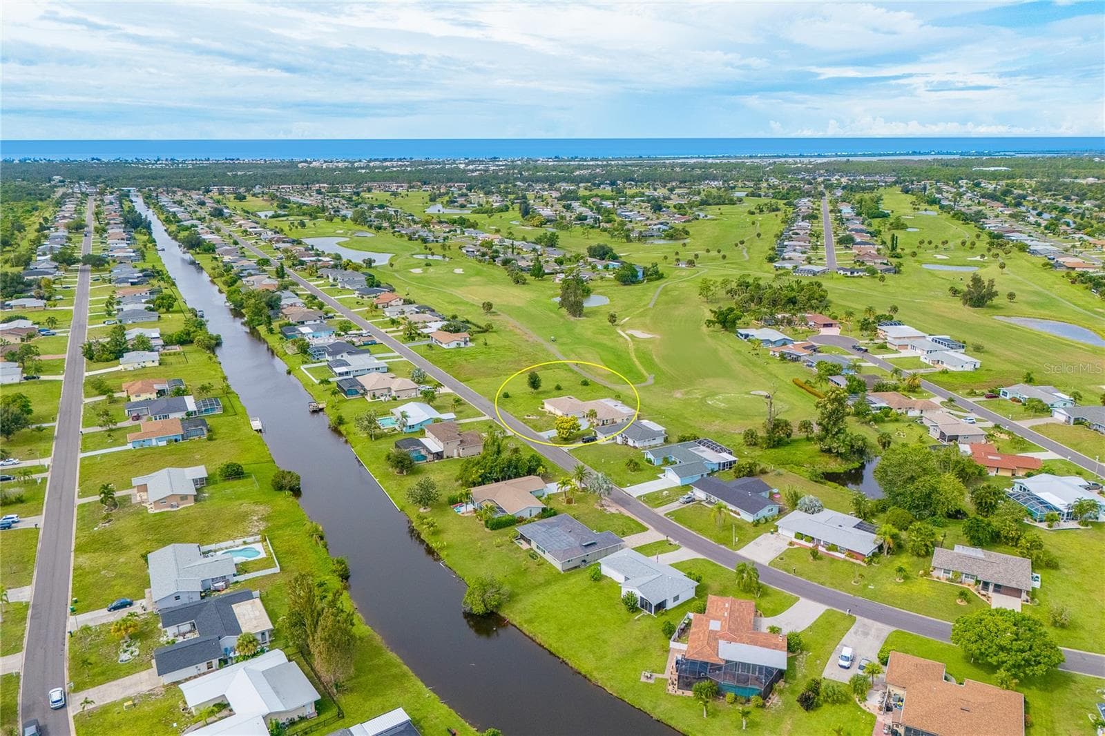 Aerial - 114 CADDY RD, ROTONDA WEST