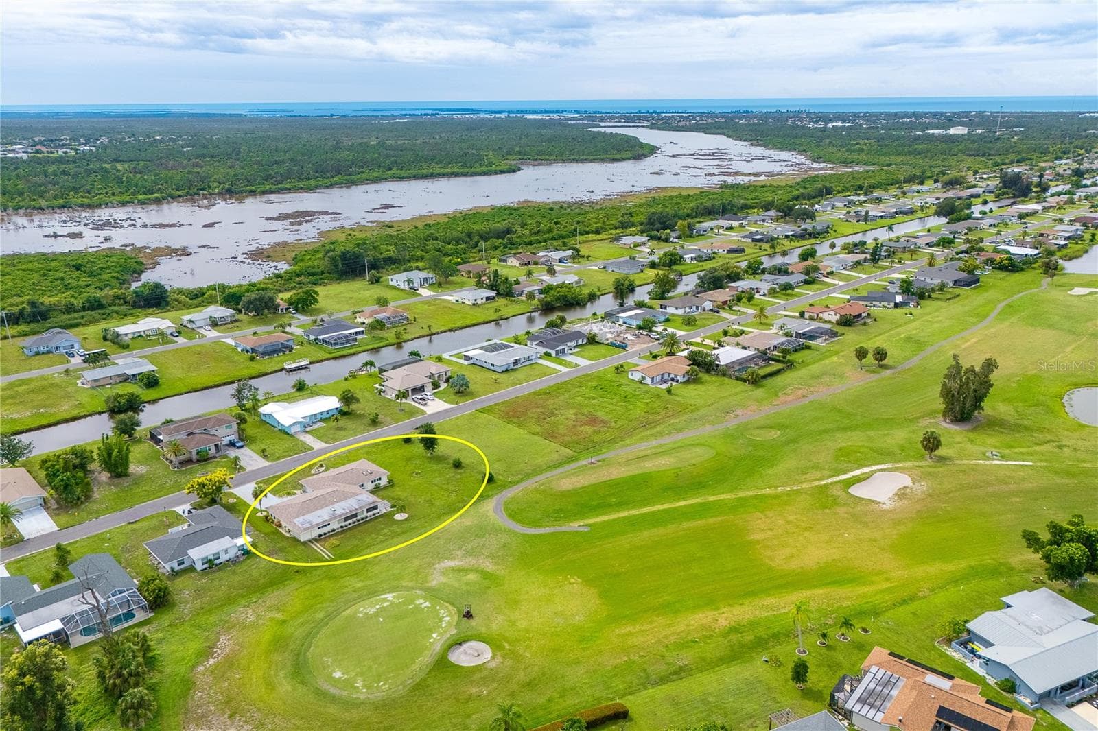 Aerial - 114 CADDY RD, ROTONDA WEST