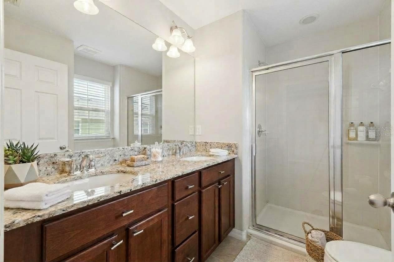 Virtually Staged Bathroom 2 - 1436 WINTER WHARF LN, WINTER SPRINGS