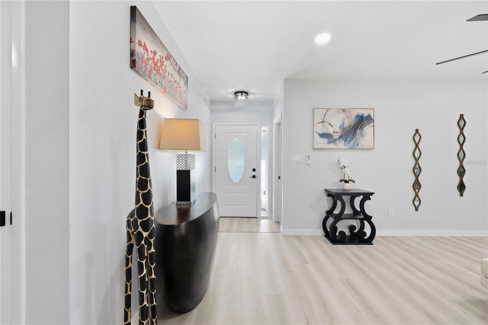 Looking toward Foyer and Front Door. - 1721 DORCHESTER RD, CLEARWATER