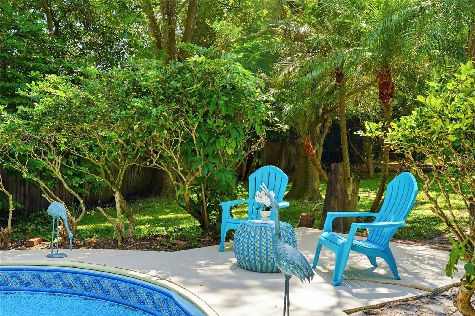 Charming Sun Deck with Privacy and Lush Landscaping - 1721 DORCHESTER RD, CLEARWATER