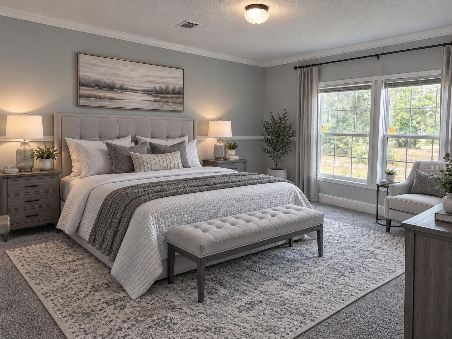 Virtually staged Primary Suite - 2617 NW 58TH AVE, JENNINGS