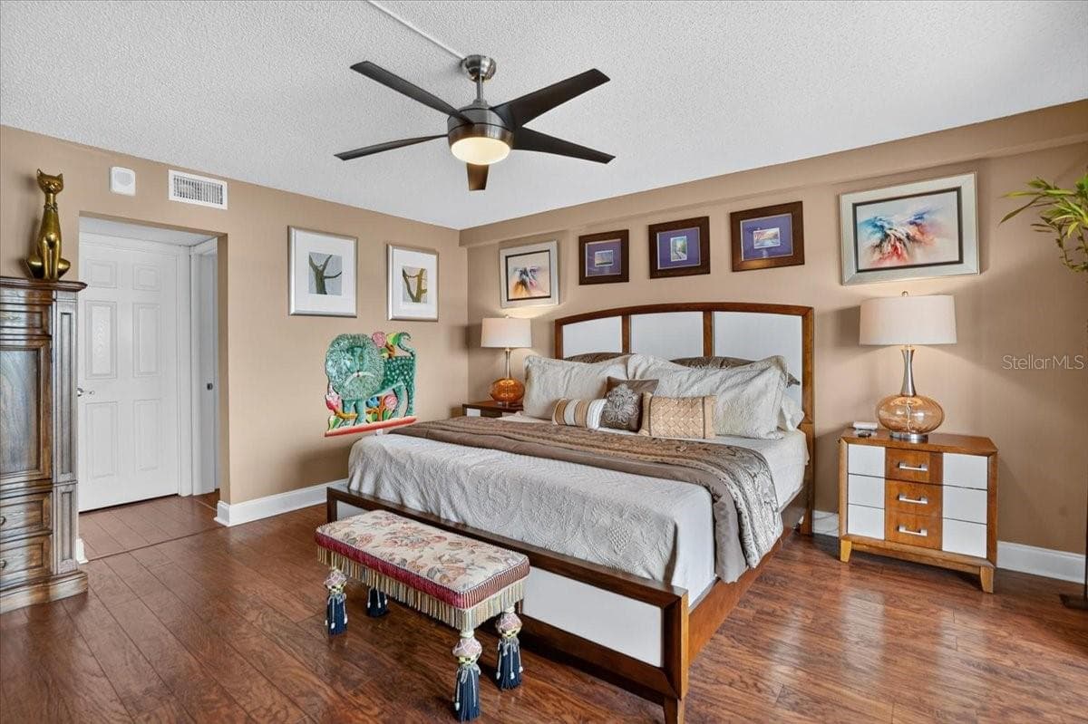 Primary bedroom - 7300 SUN ISLAND DR S #701, SOUTH PASADENA