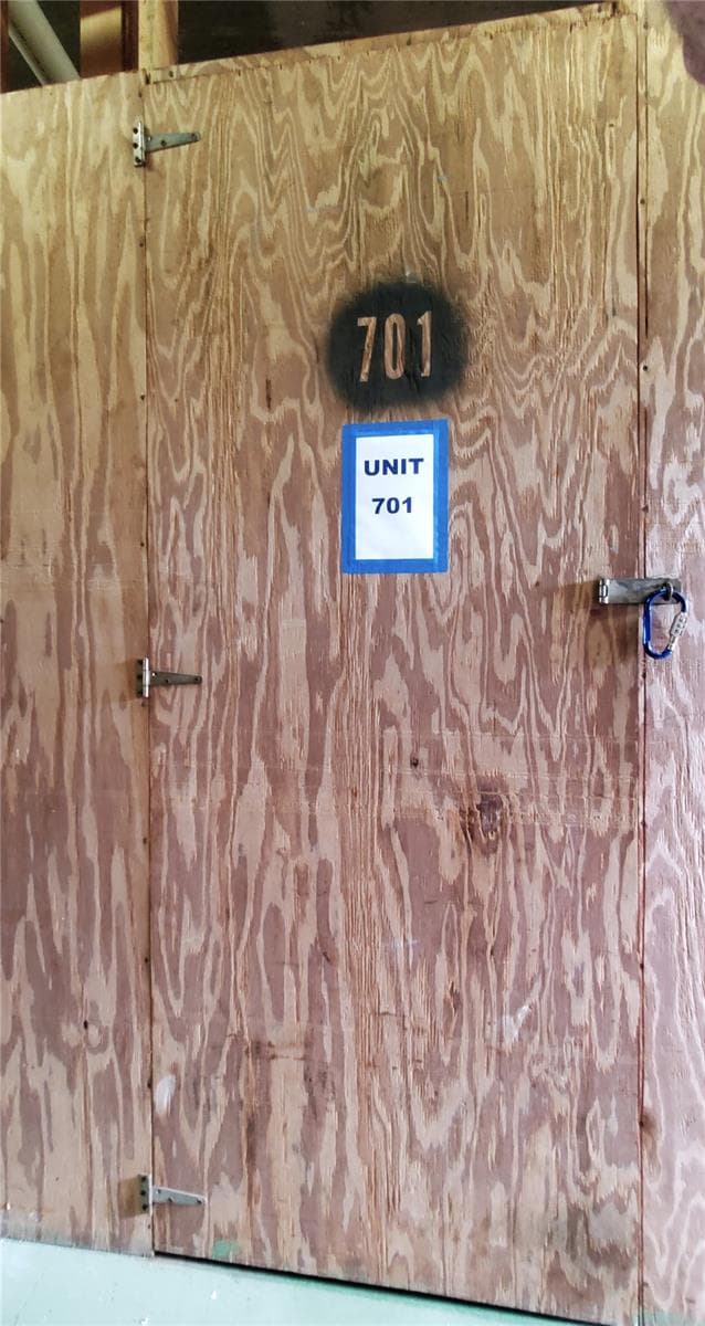 Storage entrance door on 1st floor - 7300 SUN ISLAND DR S #701, SOUTH PASADENA