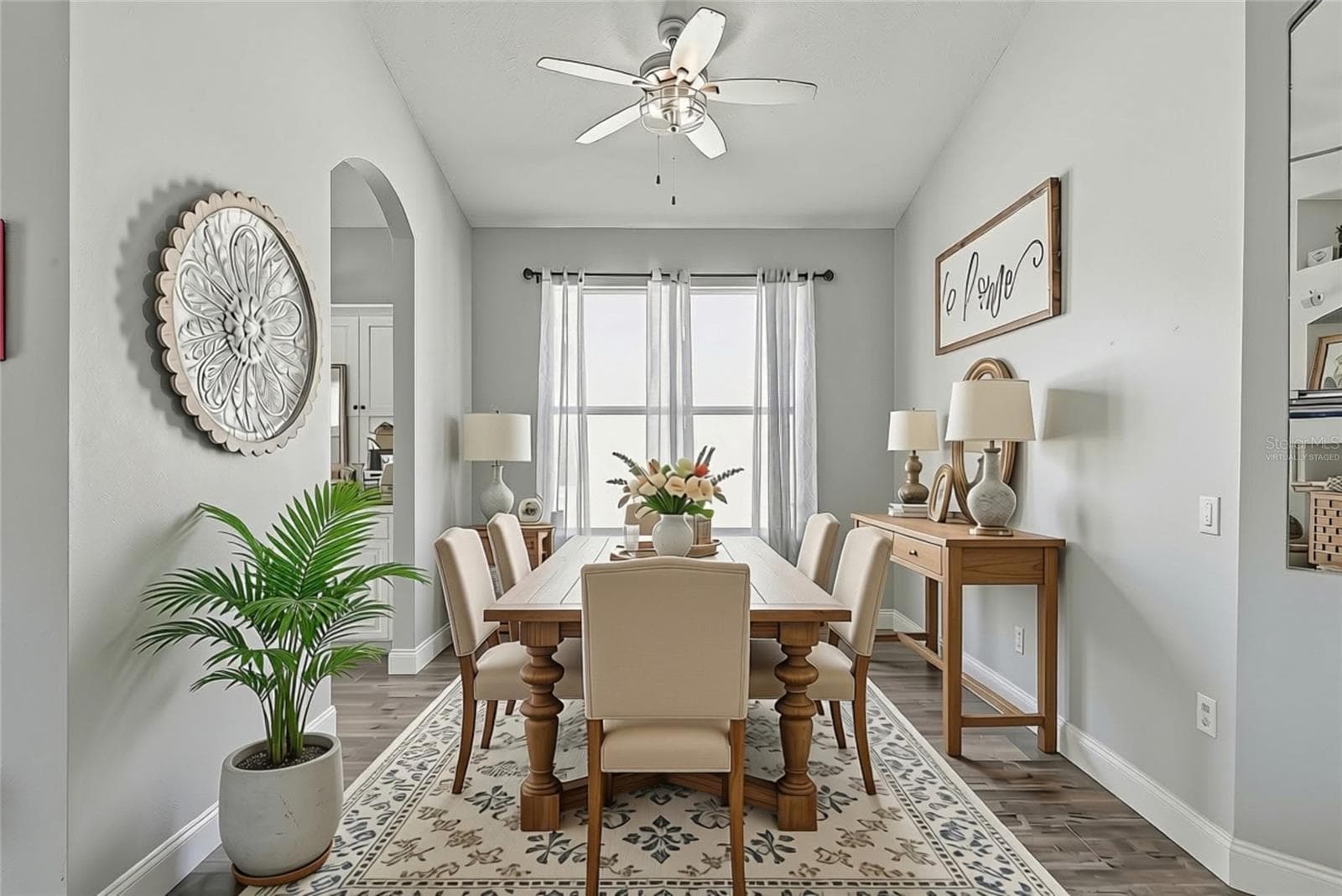 Virtually Staged Dining Room - 3230 STONEBRIDGE TRL, VALRICO