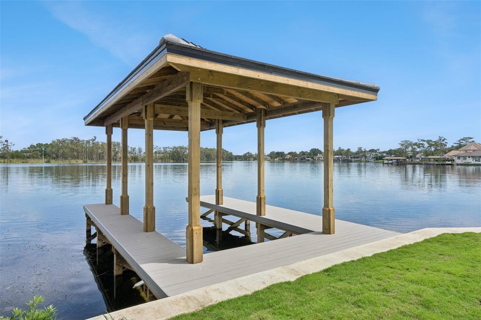 Dock - large enough for a 26 foot boat - 9117 BAY POINT DR, ORLANDO