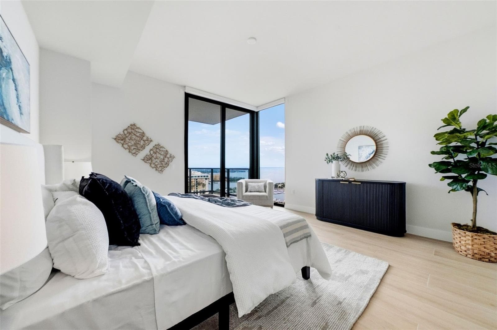 Primary Bedroom Water Views - 301 1ST ST S #3104, ST PETERSBURG