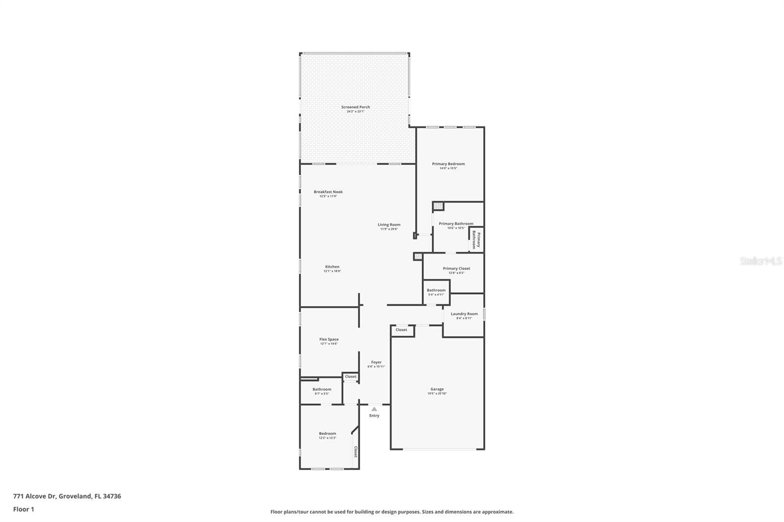 Floor Plan - 771 ALCOVE DR, GROVELAND