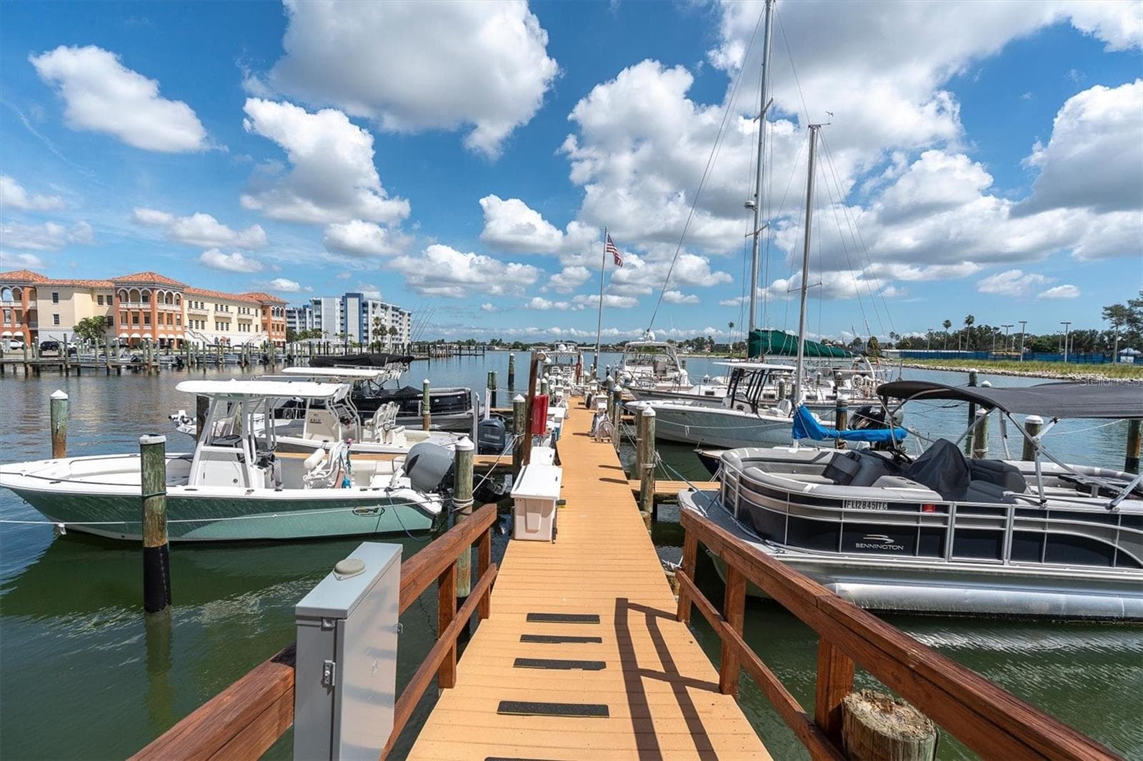 Boat Dock w/elec and water - 10355 PARADISE BLVD #208, TREASURE ISLAND