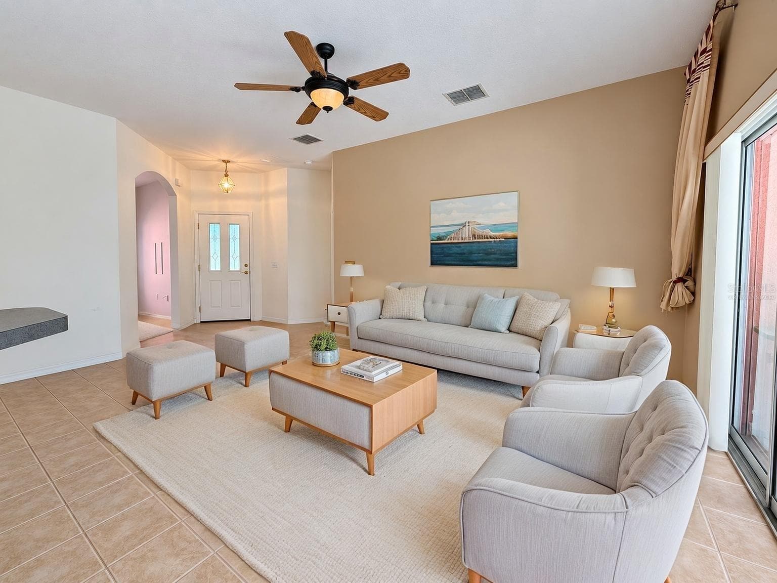 Virtually Staged: Great Room - 219 KNOLL WOOD DR, POINCIANA