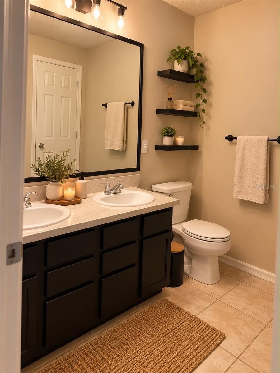 Bathroom 1 Staged - 3911 BAJA DR, ST CLOUD