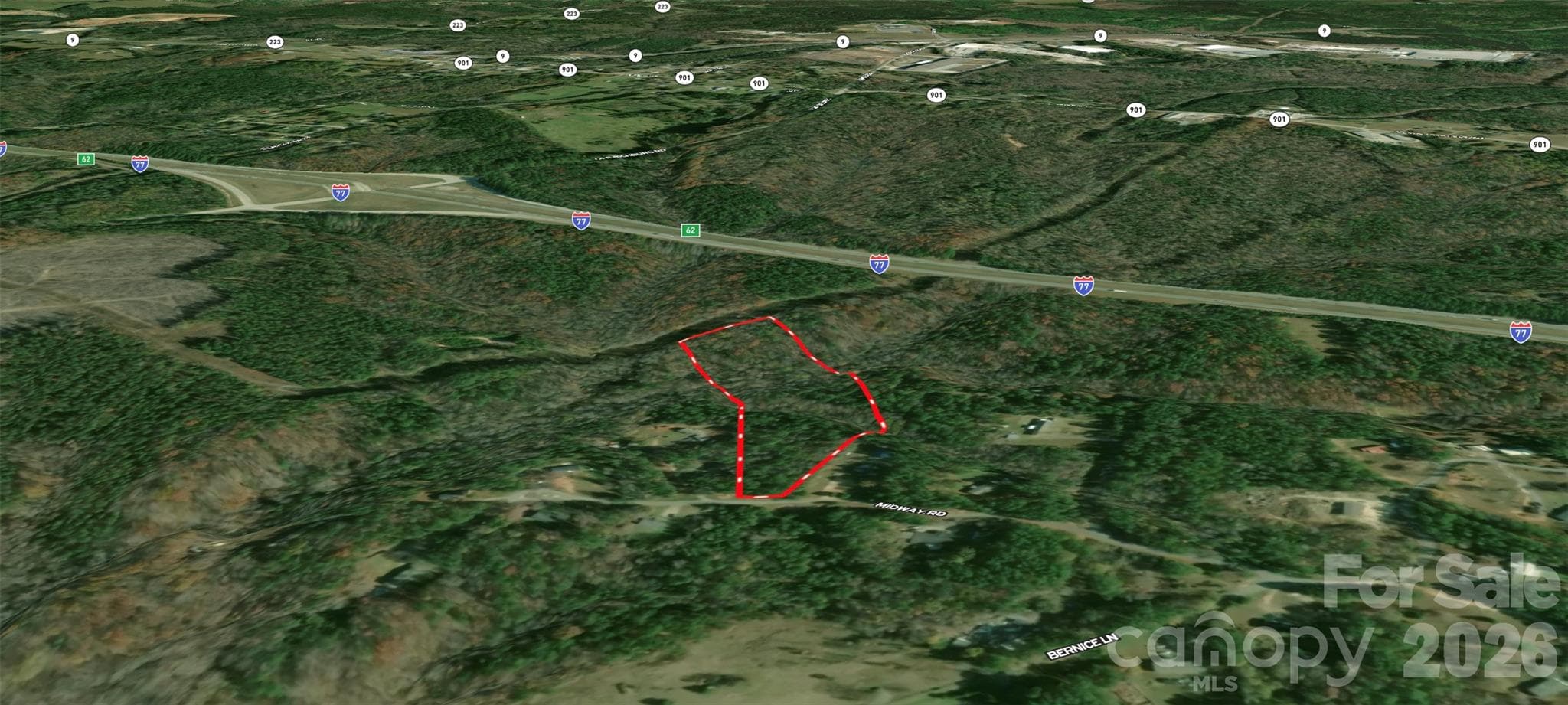 3D view from Midway - 552 Midway Road, Richburg