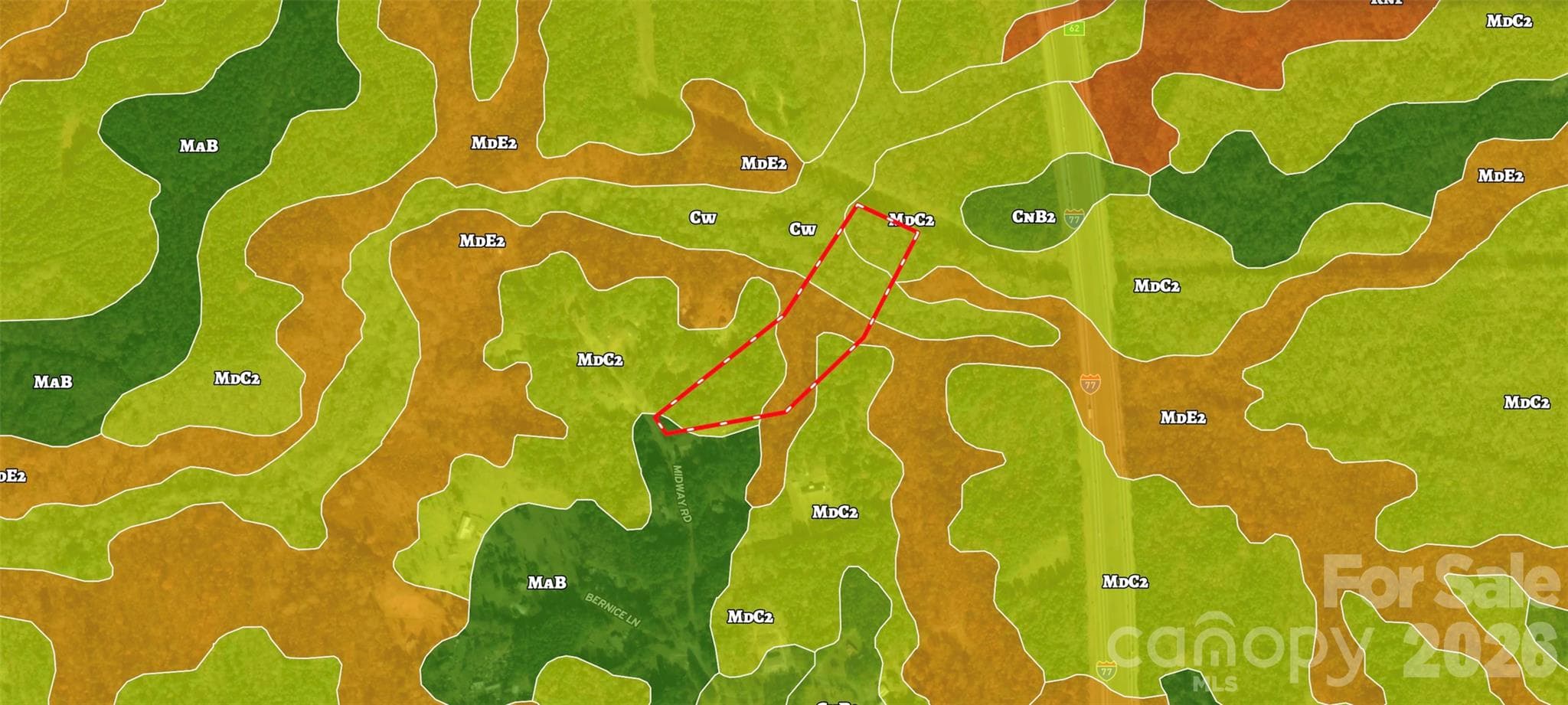 Soil Map - 552 Midway Road, Richburg