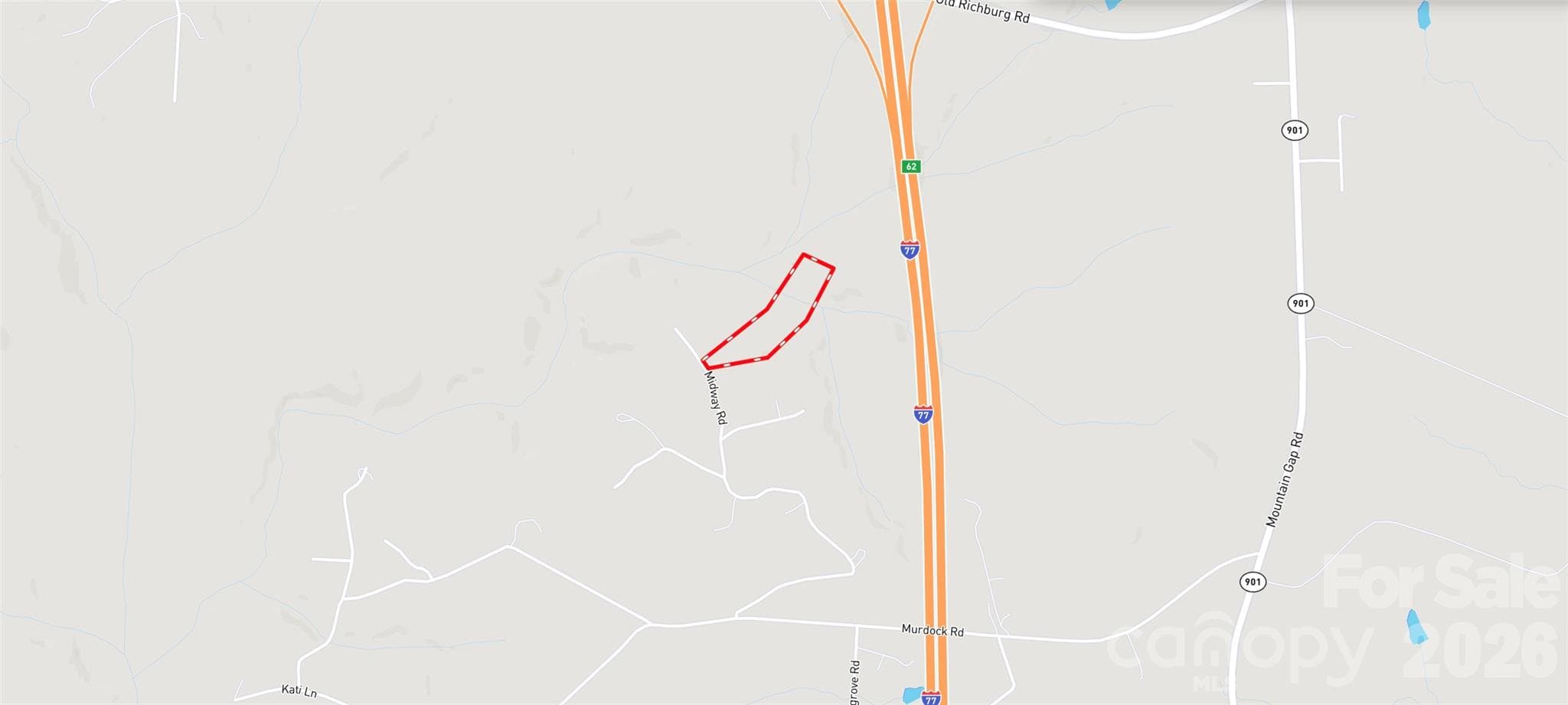 Map location view - 552 Midway Road, Richburg