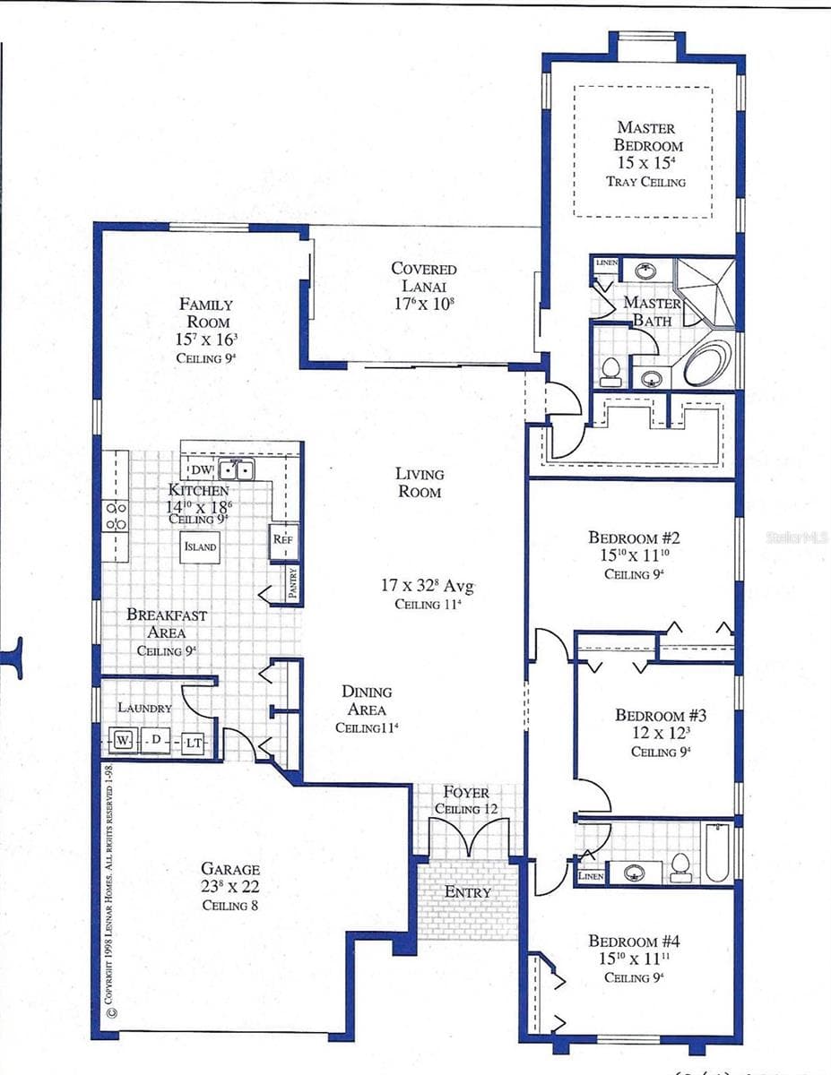 2.5 car garage, large bedrooms w/ample closets. - 6256 DONNINGTON CT, SARASOTA