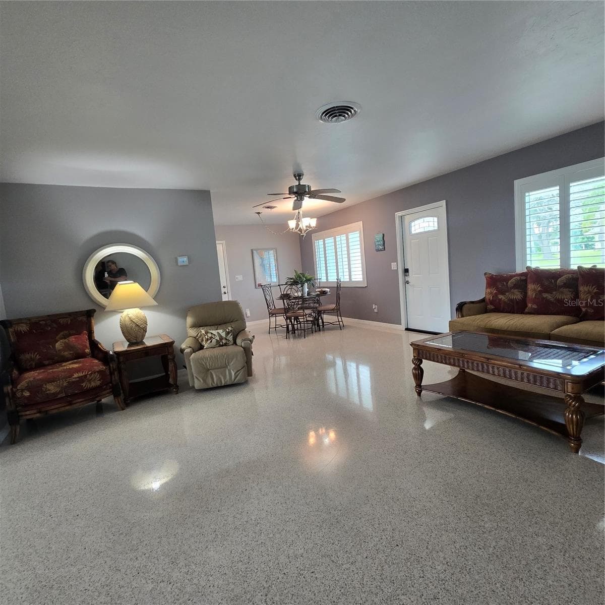 Beautiful terrazzo on much of the home - 1433 LEMON BAY DR, ENGLEWOOD