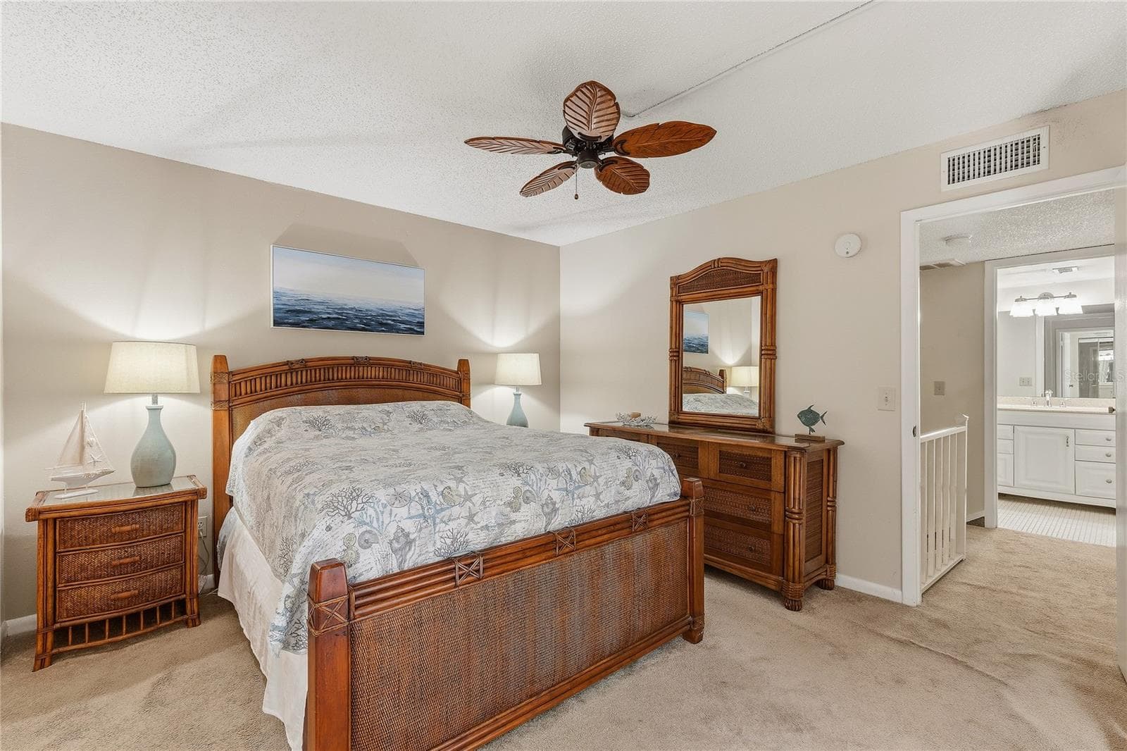 Primary with on suite bath - 4150 S ATLANTIC AVE #110D, NEW SMYRNA BEACH