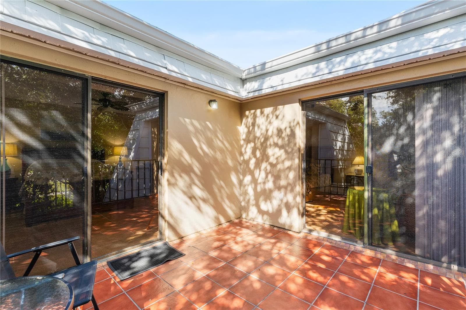 Upper Level Patio from both bedrooms - 4150 S ATLANTIC AVE #110D, NEW SMYRNA BEACH