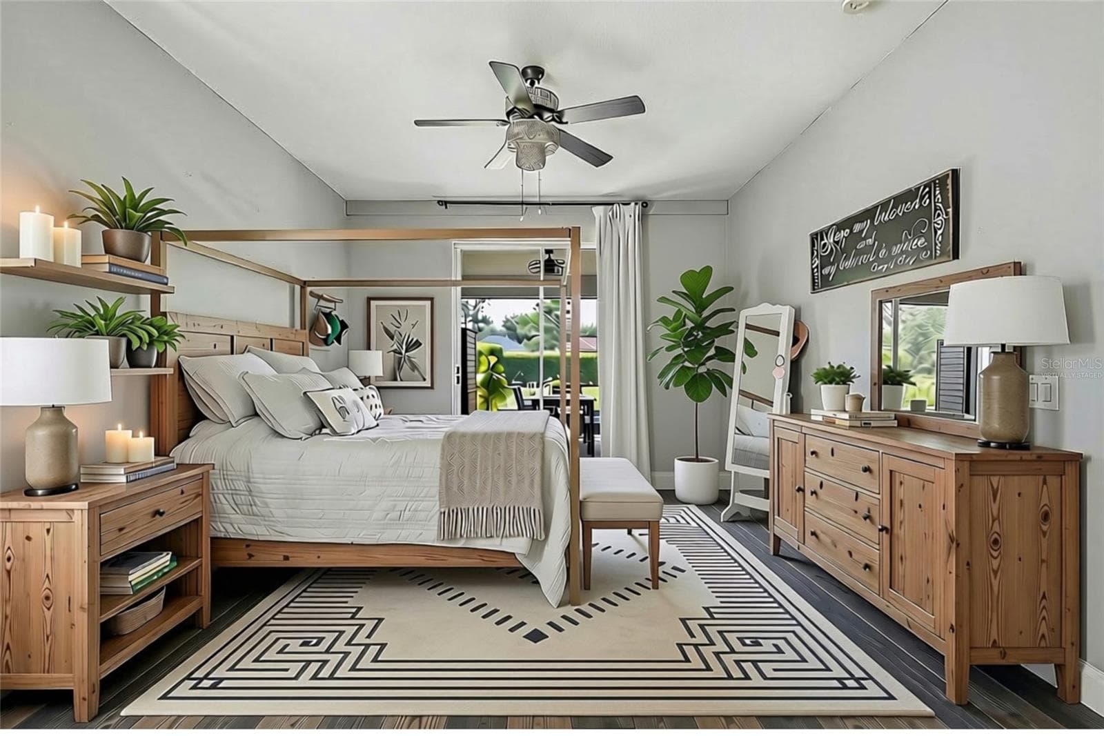 Virtually Staged Primary Suite - 3230 STONEBRIDGE TRL, VALRICO
