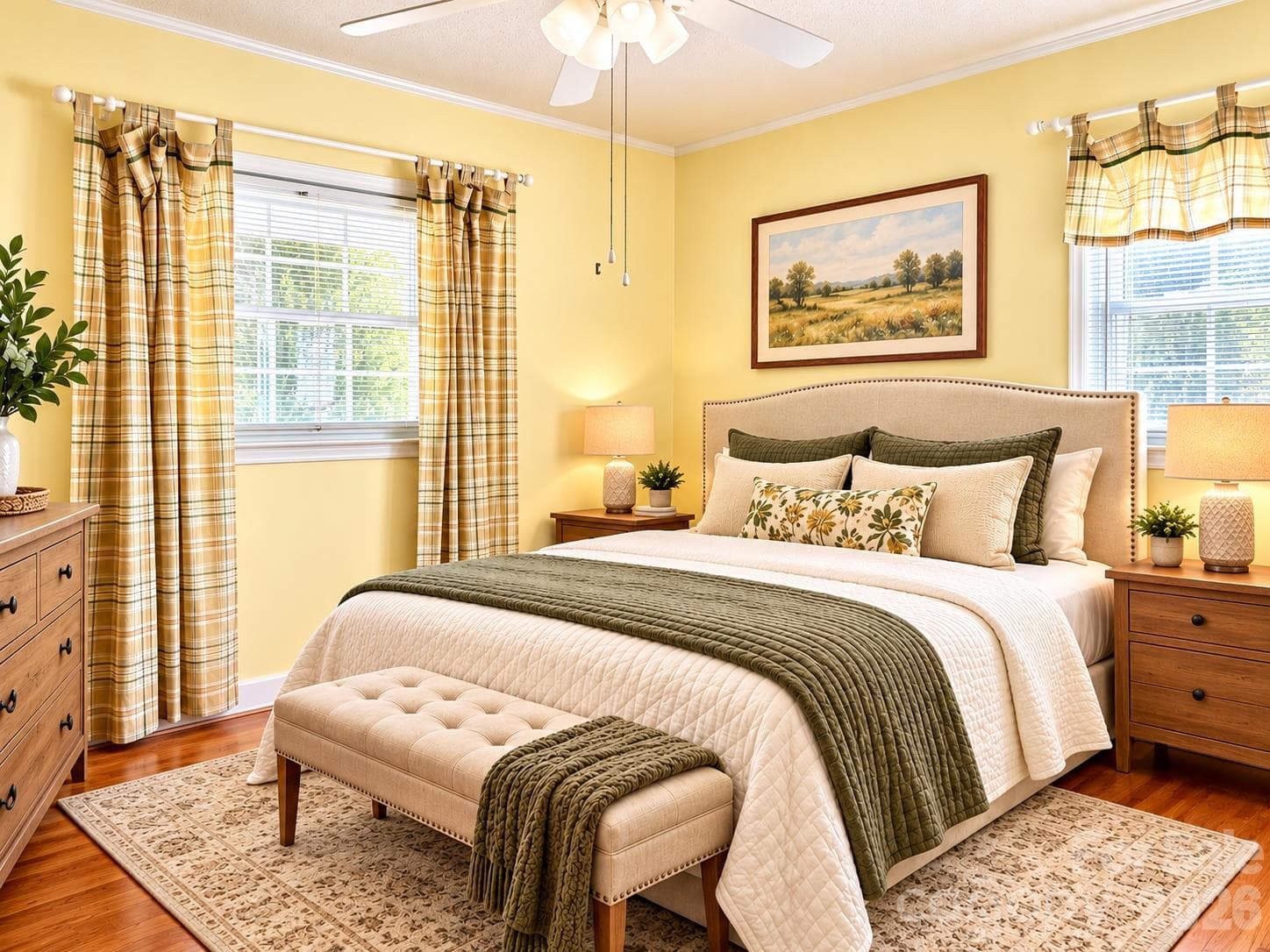 PRIMARY BEDROOM STAGED BY CHATGPT/AI - 620 Mcdowell Drive, Chester