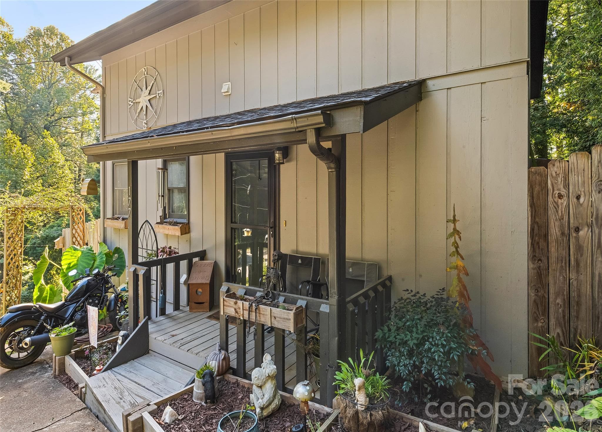 Home faces Southeast, perfect for morning sunrise coffee or tea. - 177 Forest Drive, Clyde