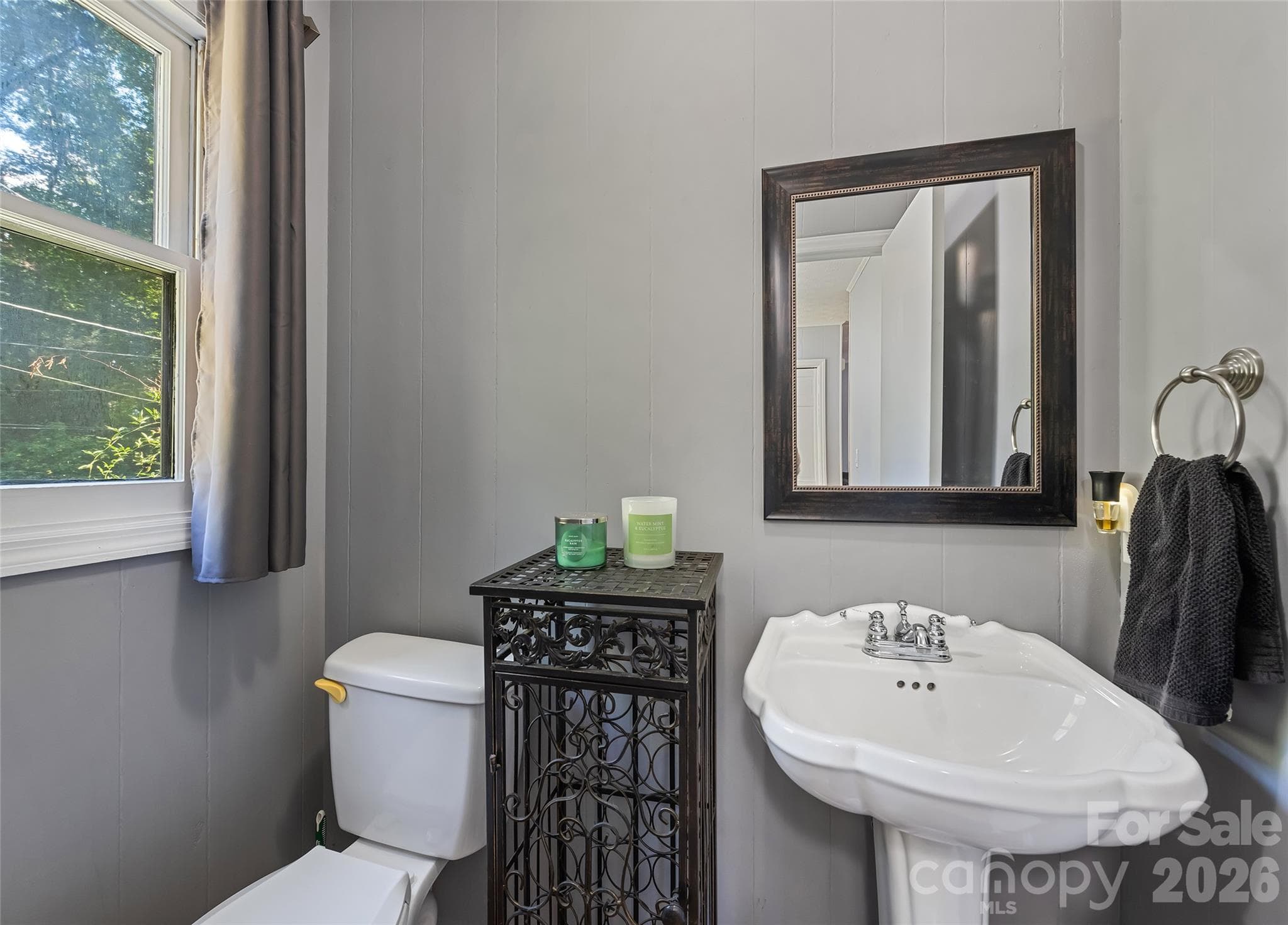 Half-Bath on main level is both private and easy to access - 177 Forest Drive, Clyde
