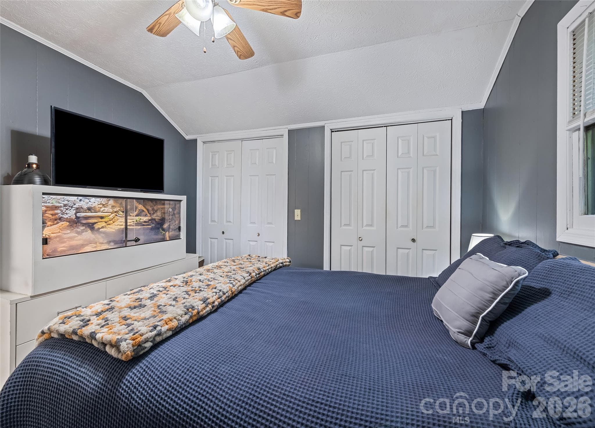 Bedroom 1 and closets.x - 177 Forest Drive, Clyde