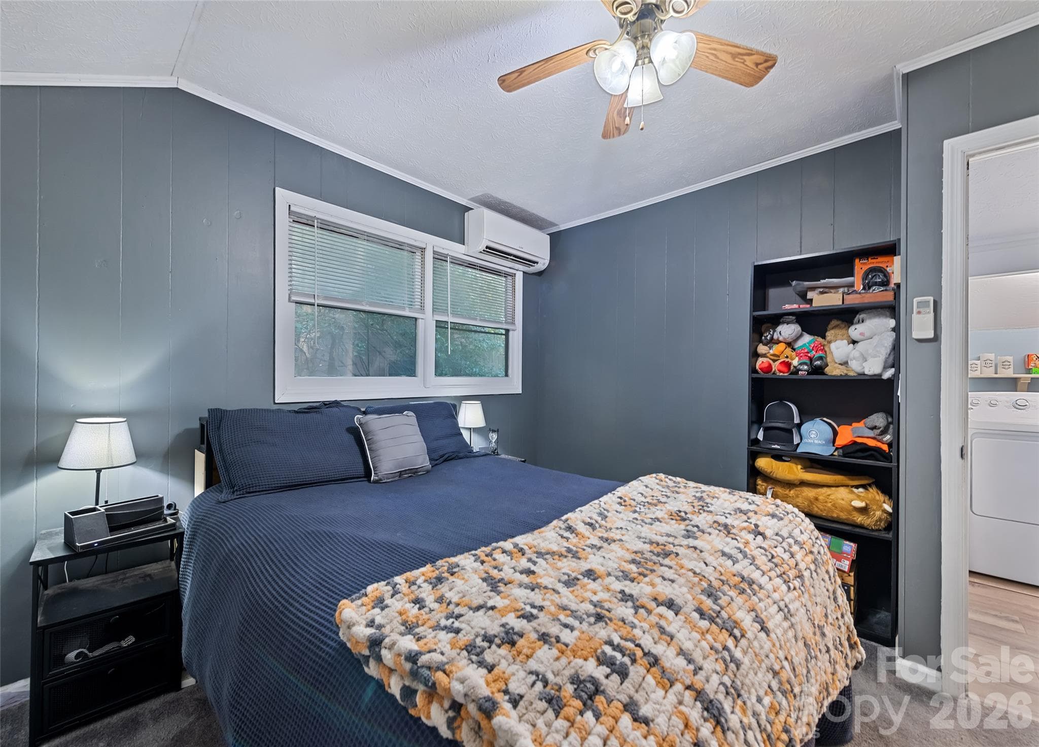 Bedroom 1 with Minisplit. - 177 Forest Drive, Clyde