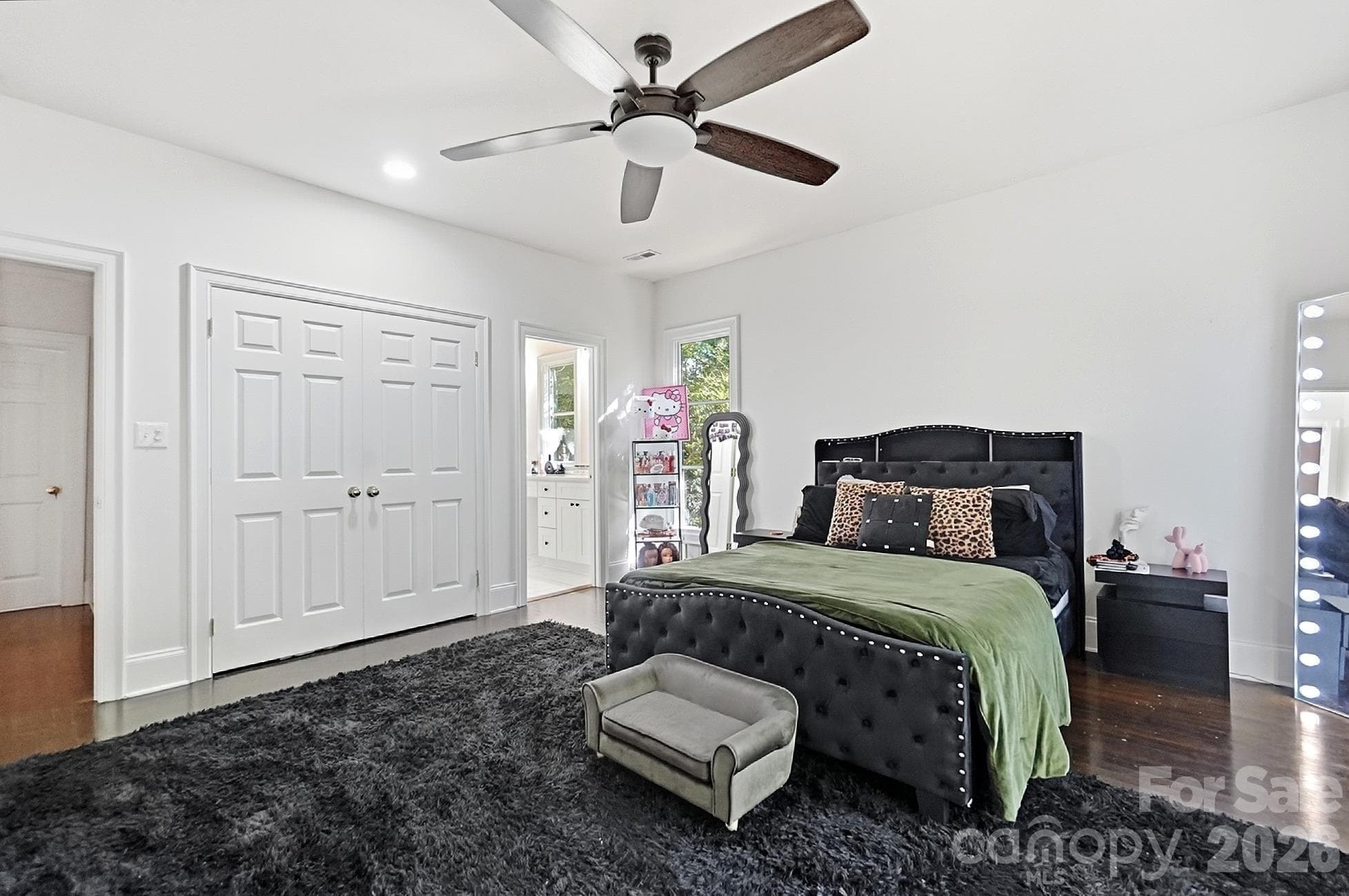 Third Bedroom - With Balcony - Upper Level - 3501 Castellaine Drive, Charlotte