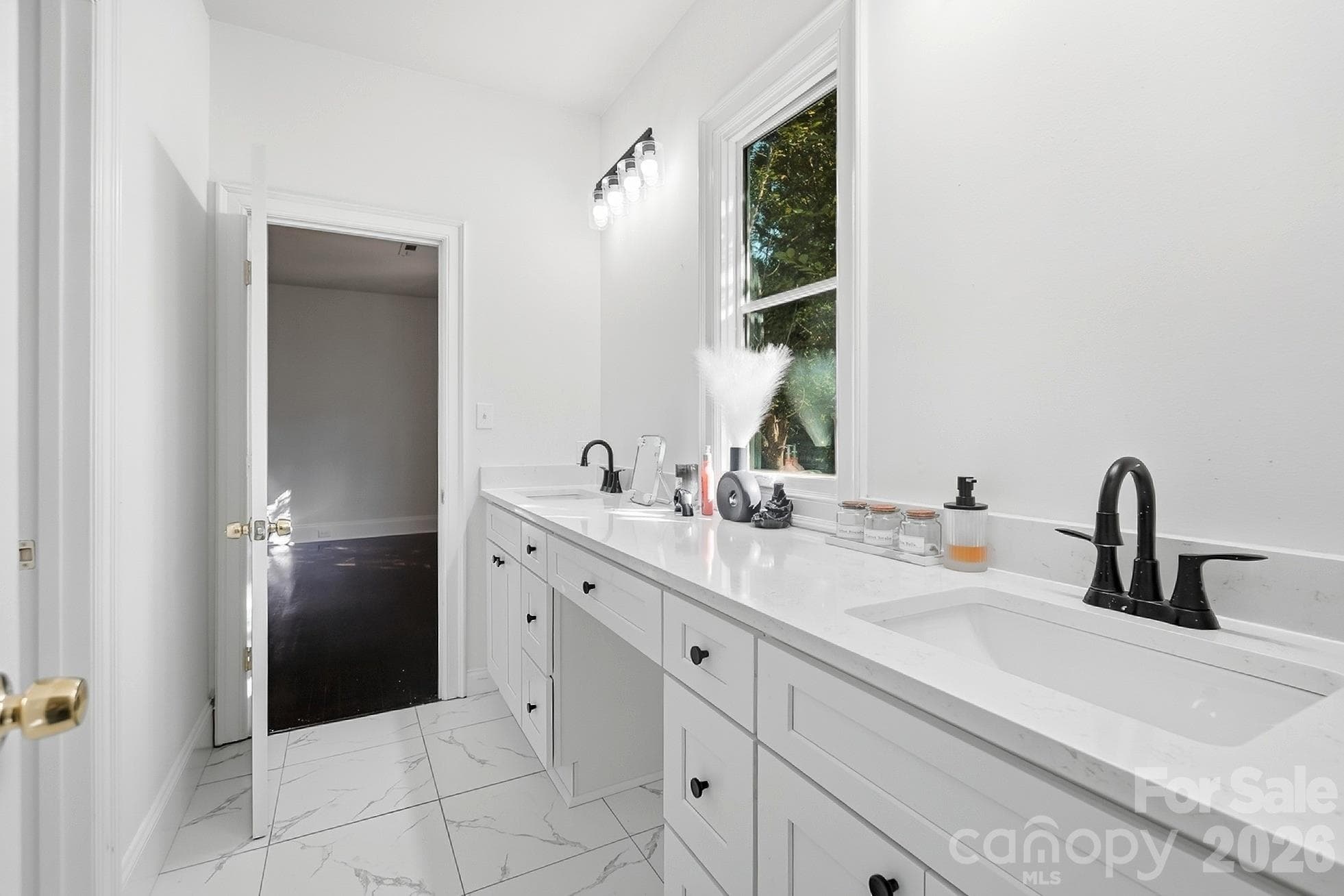 Third Bedroom Jack/Jill Bathroom - 3501 Castellaine Drive, Charlotte