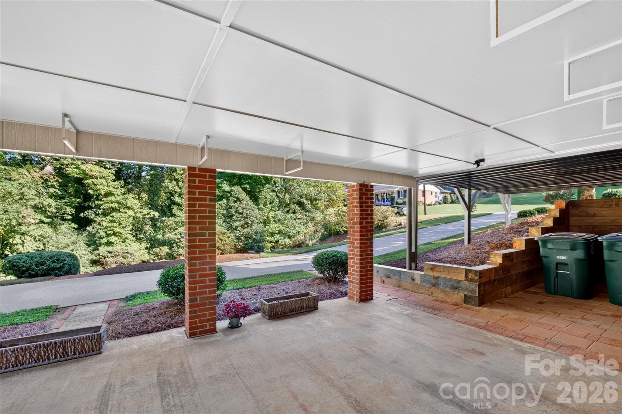 Parking under sunporch - 1007 Woodland Street SE, Valdese