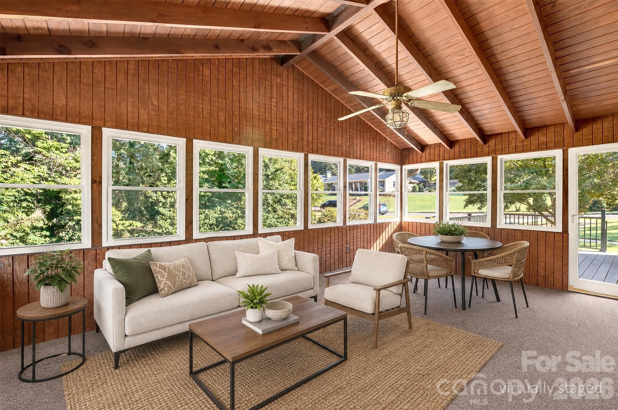 Virtually staged sunporch - 1007 Woodland Street SE, Valdese