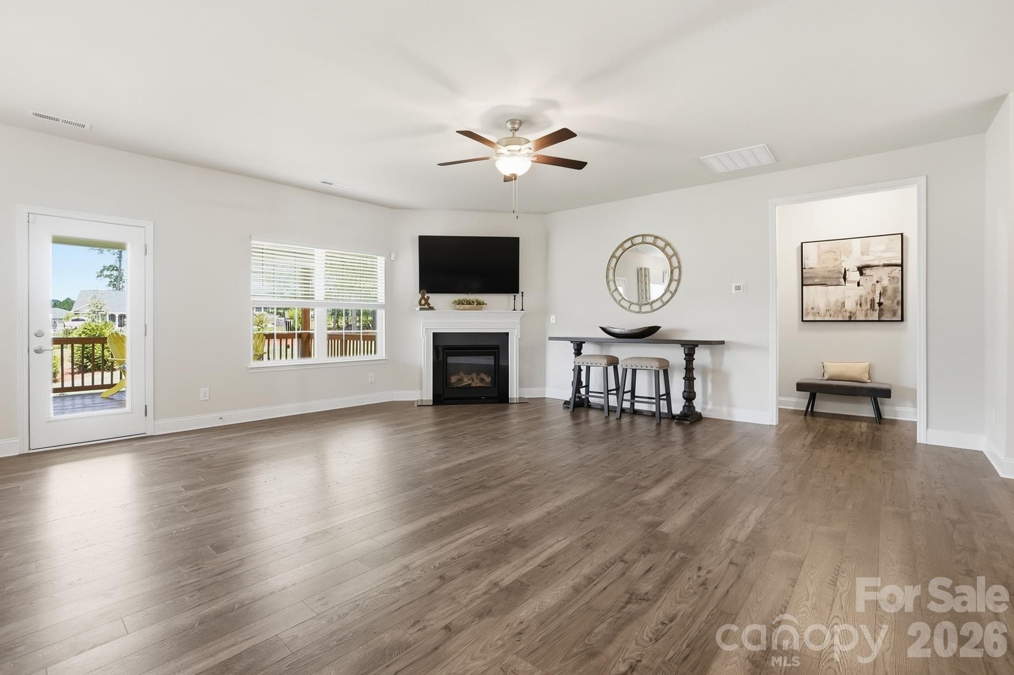 Family Room with Fireplace - Not Virtually Staged - 11765 Glenwood Drive, Locust