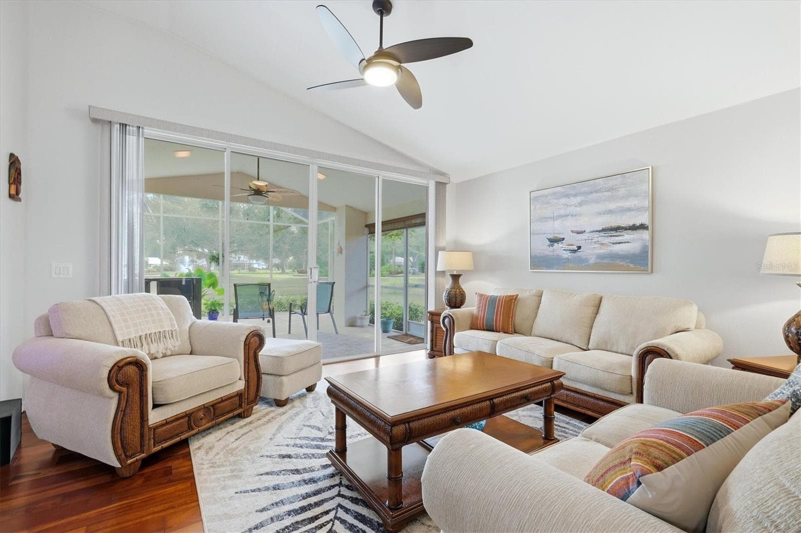 Living room - 4620 DEER TRAIL BLVD, SARASOTA