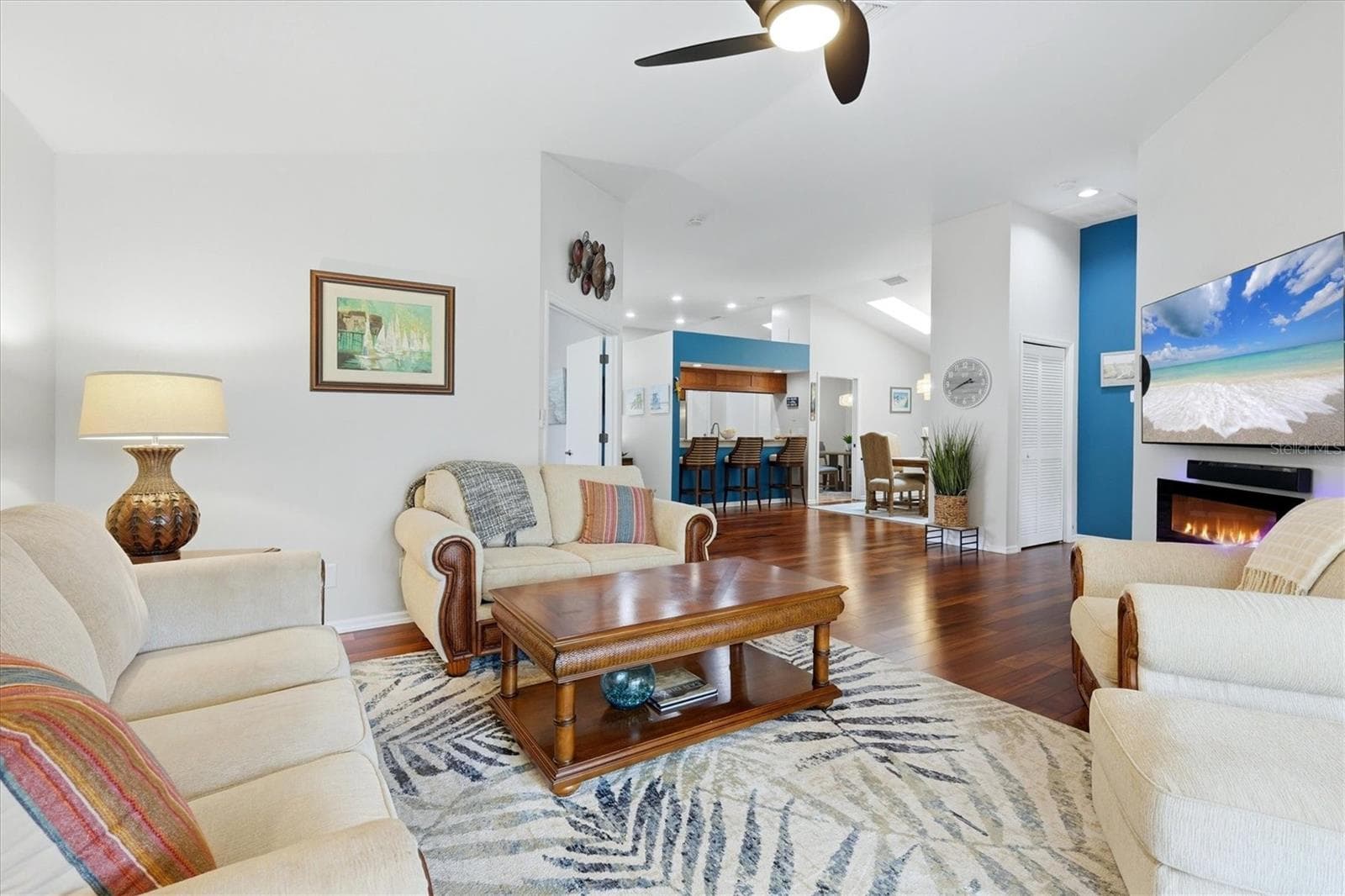 Living room - 4620 DEER TRAIL BLVD, SARASOTA