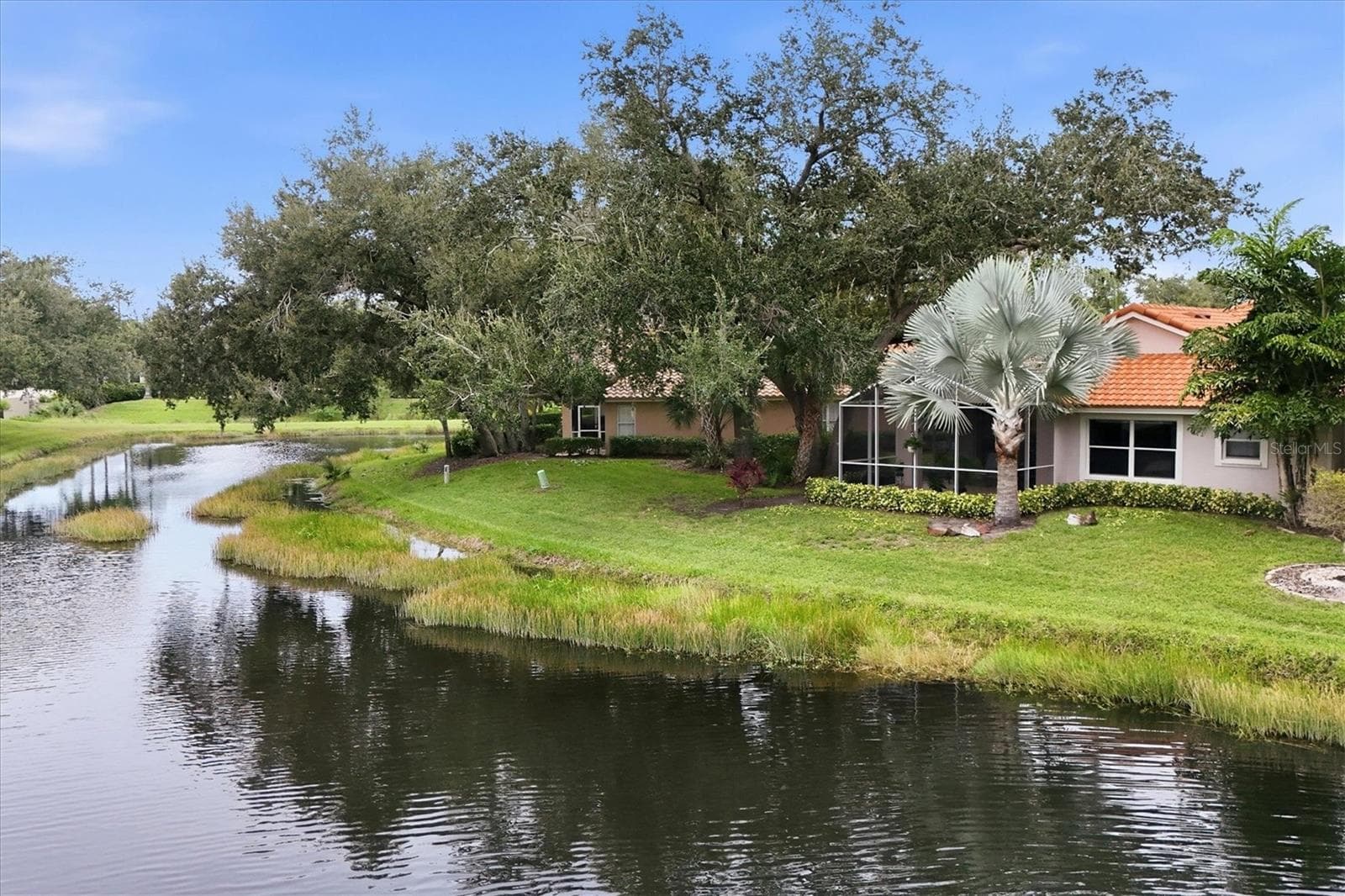Beautiful water view from your lanai - 4620 DEER TRAIL BLVD, SARASOTA