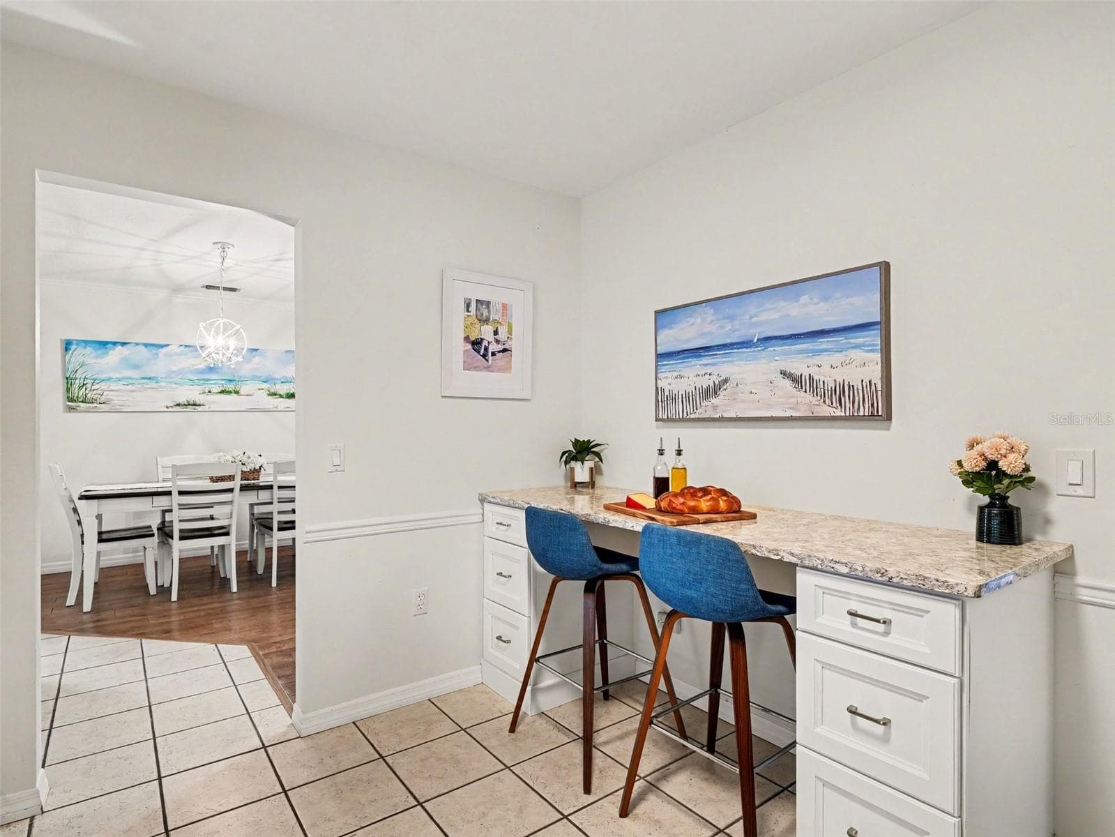 KITCHEN/DESK OR EAT IN AT THE BAR - 1110 DE NARVAEZ AVE, BRADENTON