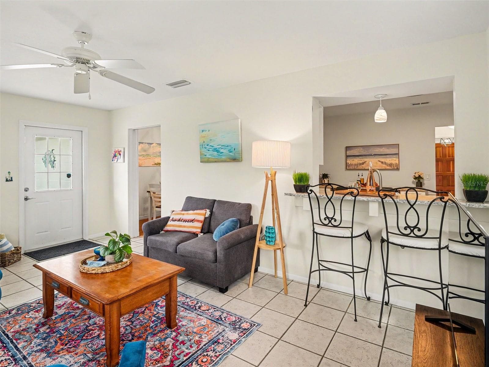 FLORIDA ROOM/BREAKFAST BAR TO KITCHEN - 1110 DE NARVAEZ AVE, BRADENTON