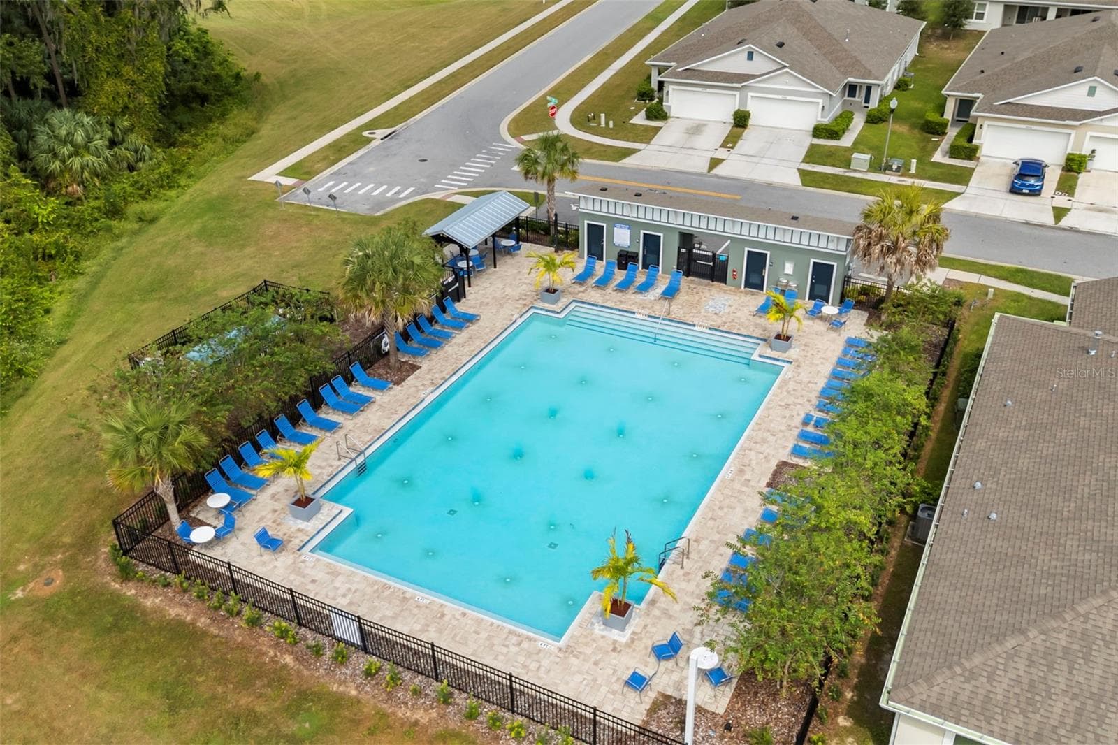 Another view of the community pool and spacious pool deck. - 3658 CASPIAN ST, LEESBURG